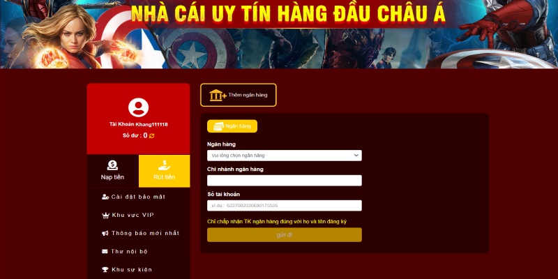 Quy trình rút tiền 33win đúng chuẩn cho người chơi